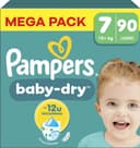 Pampers Baby Dry - Maat 7 - Mega Pack - 90 stuks - 15+ kg